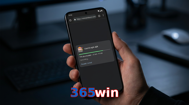 Main screen of 365Win apk page for PK players
