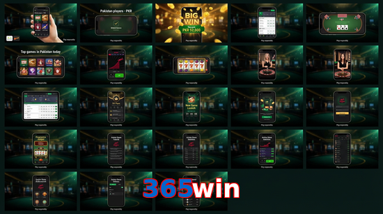 Main screen of 365Win bet page for PK players