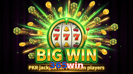 Big win animation on 365Win slot game