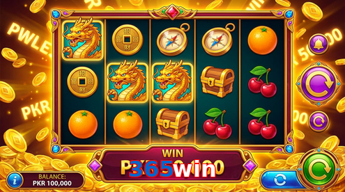 Main screen of 365Win pg page for PK players